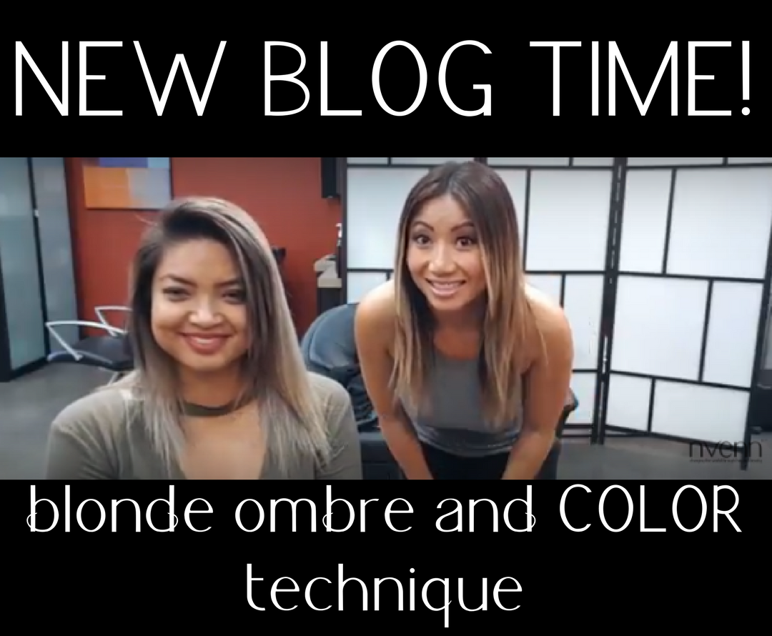 blonde ombre and COLOR technique